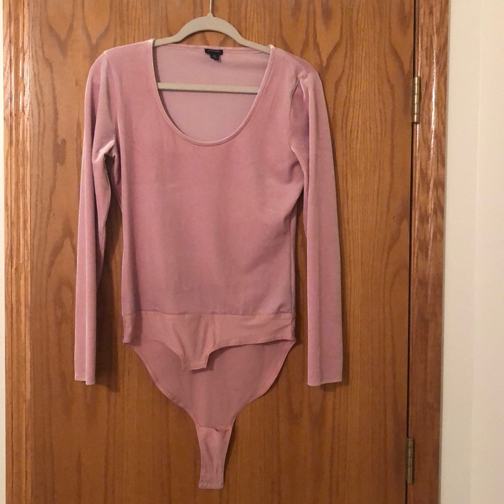 Jcrew Velvet Body Suit //